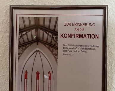 Einladung zur Goldenen Konfirmation