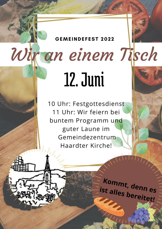 Gemeindefest - wir feiern bei buntem Programm