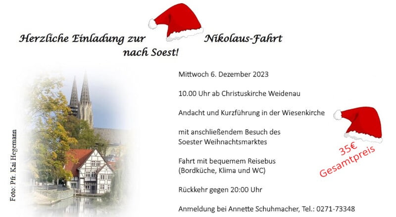 Nikolausfahrt nach Soest
