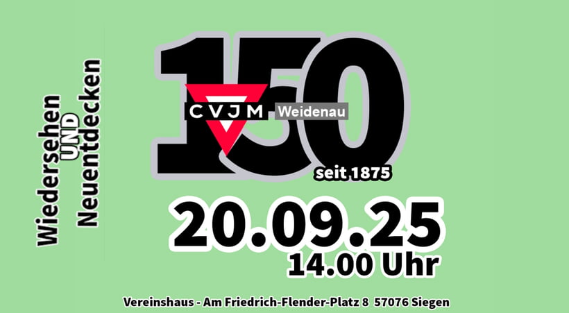 150 Jahre CVJM Weidenau